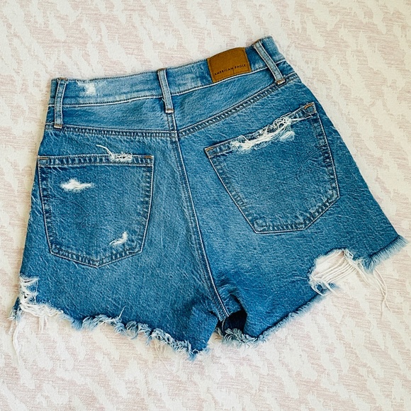 American Eagle  |  Highest Rise '90's Boyfriend Short bright vintage  sz 00 - Picture 7 of 11